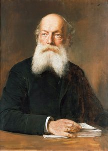 Portræt af Friedrich August Kekulé von Stradonitz, 1829-1896, 1890.