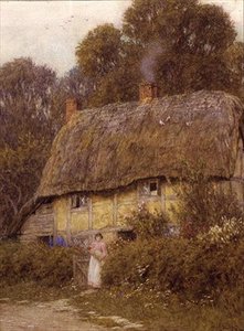 En Berkshire Cottage af Helen Allingham