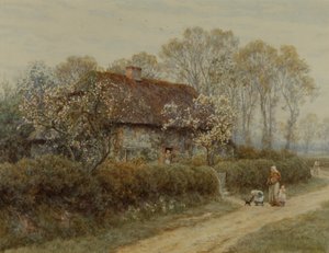Mökki Freshwater Gatessa af Helen Allingham