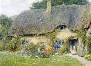 I Wroughton, Wiltshire (akvarel på papir)