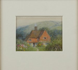 Murstenshytte af Helen Allingham