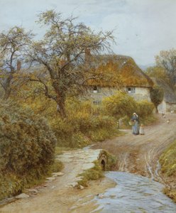 Hill Farm, Symondsbury, Dorset af Helen Allingham