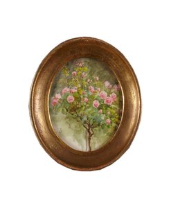 Rose Bush (akvarel på papir) af Helen Allingham