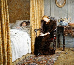 Rekonvalescenten af Helen Allingham
