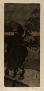 En regnfuld aften af Helen Hyde
