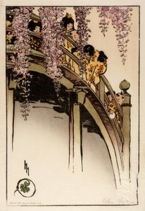 Månebroen ved Kameido af Helen Hyde