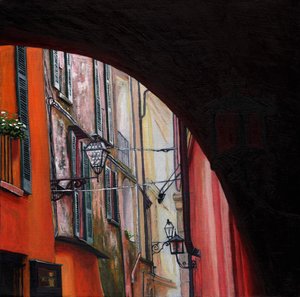 Menaggio lanterner, 2012, af Helen White