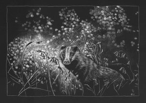 Spring Badger, 2023 af Helen White