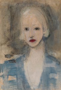 Blond kvinde af Helene Schjerfbeck