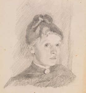 Selvportræt af Helene Schjerfbeck