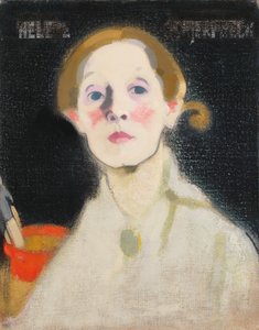 Selvportræt, 1915. af Helene Schjerfbeck
