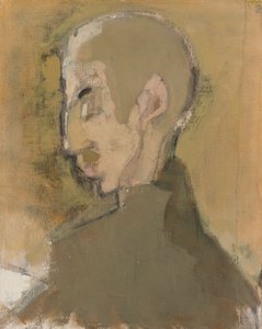 Udlejeren II (Portræt af en mand) af Helene Schjerfbeck