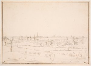 Landskab med udsigt over Bordeaux