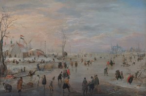 At nyde isen af Hendrick Avercamp