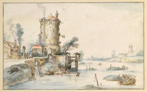 Kanallandskab af Hendrick Avercamp