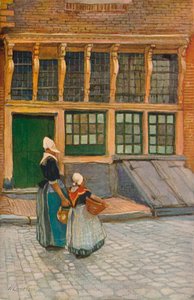 Vender tilbage fra markedet, c1902