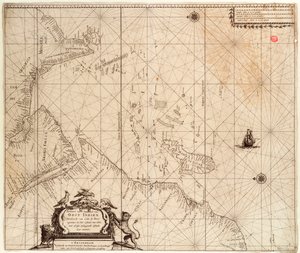 Kort over Afrika, Indien og Sri Lanka fra, ca. 1680 (tryk) af Hendrick Doncker