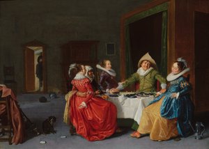 Glædelig Selskab i et Bordel af Hendrick Gerritsz Pot