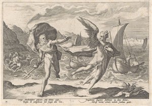 Coronis bliver til en krage Metamorphoses of Ovid (serietitel)