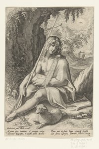 Johannes Døberen af Hendrick Goltzius (workshop of)