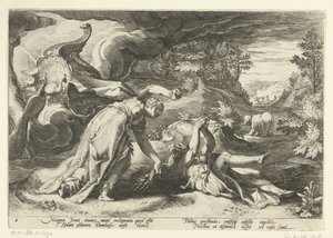 Juno forvandler Callisto til en bjørn Ovids metamorfoser (serietitel)