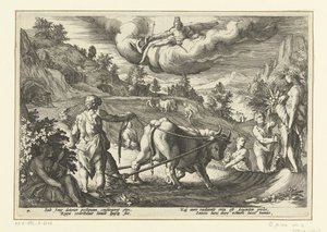 Sølvalder Ovids metamorfoser (serietitel) af Hendrick Goltzius (workshop of)
