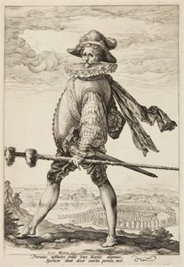 En kaptajn i infanteriet af Hendrick Goltzius
