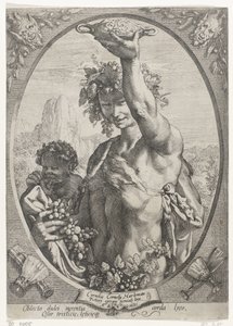 Bacchus af Hendrick Goltzius
