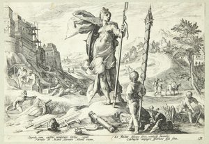 Bronzealderen af Hendrick Goltzius
