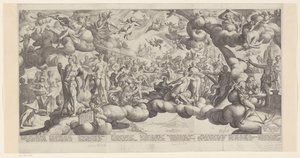 Amor og Psyches bryllup af Hendrick Goltzius