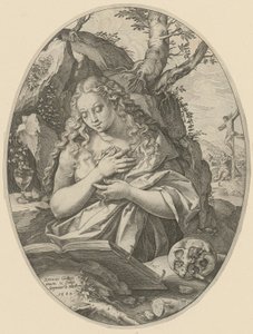 Den angrende Magdalena af Hendrick Goltzius