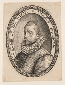 Buste af en mand, der vender mod venstre af Hendrick Goltzius
