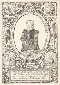 Charlotte af Bourbon af Hendrick Goltzius