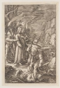 Kristus taget til fange, fra The Passion af Hendrick Goltzius