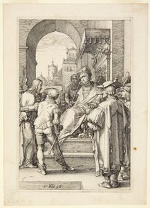 Kristus foran Pilatus af Hendrick Goltzius