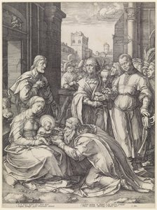 De tre konger af Hendrick Goltzius