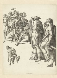 Barnemordet i Betlehem af Hendrick Goltzius
