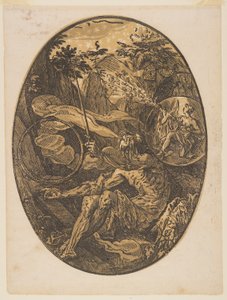 Demogorgon i Evighedens Hule, fra Guderne af Hendrick Goltzius