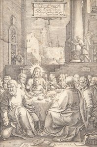 Den sidste nadver af Hendrick Goltzius
