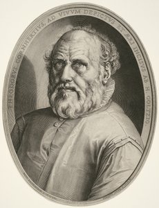 Dirck Volckertsz. Coornhert (uden ramme) af Hendrick Goltzius