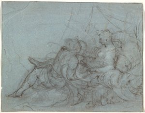 Elskende par af Hendrick Goltzius