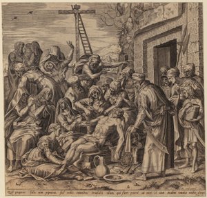 Den hellige Hieronymus af Hendrick Goltzius