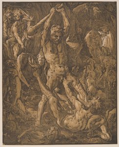 Herkules og Kakus af Hendrick Goltzius