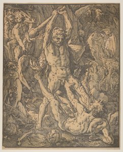 Herkules og Kakus af Hendrick Goltzius