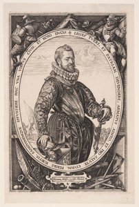 Jacques de la Faille af Hendrick Goltzius