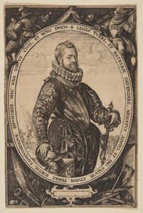 Jacques de la Faille af Hendrick Goltzius