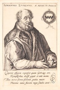Jan van Zuren af Hendrick Goltzius
