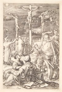 Jesus på korset af Hendrick Goltzius