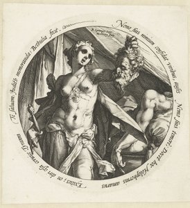 Judith med hovedet af Holofernes af Hendrick Goltzius