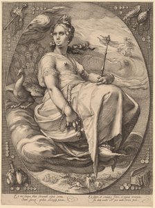 Juno af Hendrick Goltzius